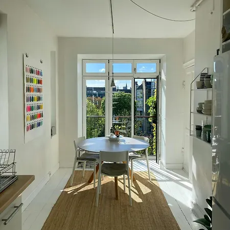 Bright And Spacious Flat In Norrebro Kopenhaga